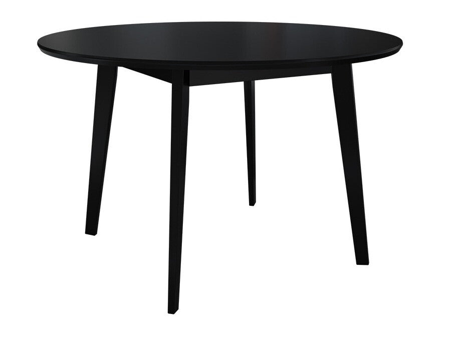 Étkezőgarnitúra Zestaw 04 4xS100 SKANDI FI, Szék színe: Barna + Magic Velvet 2217, Asztal színe: Fekete