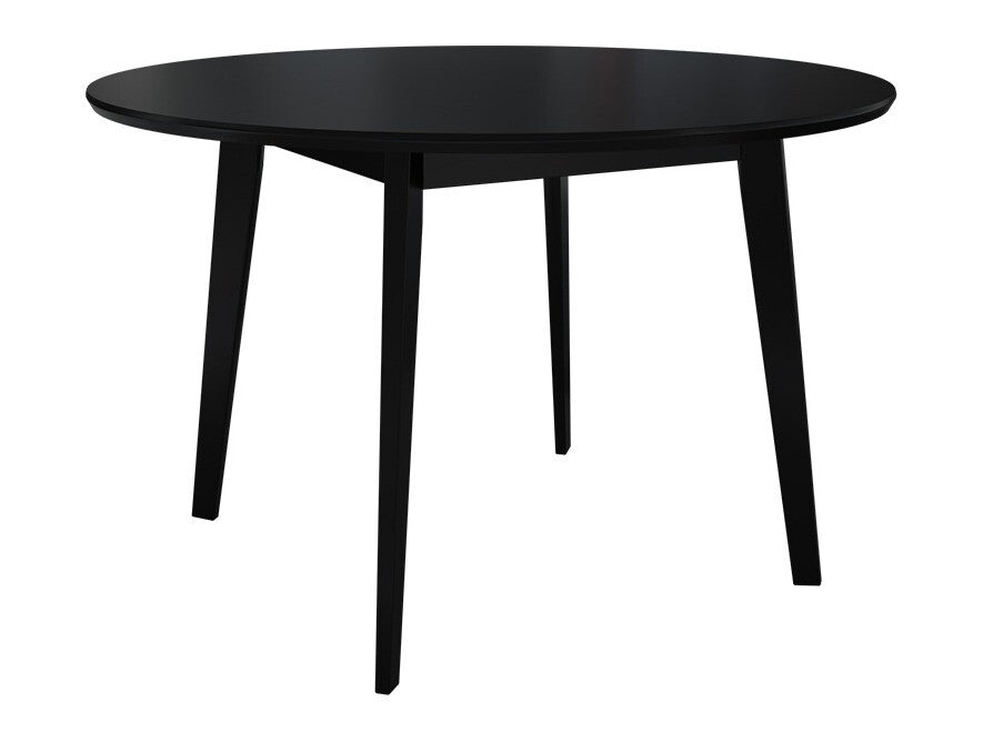 Étkezőgarnitúra Zestaw 04 4xS100 SKANDI FI, Szék színe: Barna + Magic Velvet 2225, Asztal színe: Fekete