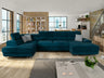 Sarokkanapé Kiságyere BIS (Alvin Bis) Toptextil, Szín: Venus Velvet 2911 + Kenia 796, Változatok: Balos