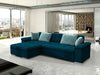 Sarokkanapé Diana (Dinem) Toptextil, Szín: Venus Velvet 2911 + Prestige 2771, Változatok: Balos