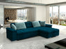 Sarokkanapé Diana (Dinem) Toptextil, Szín: Venus Velvet 2911 + Prestige 2771, Változatok: Jobbos