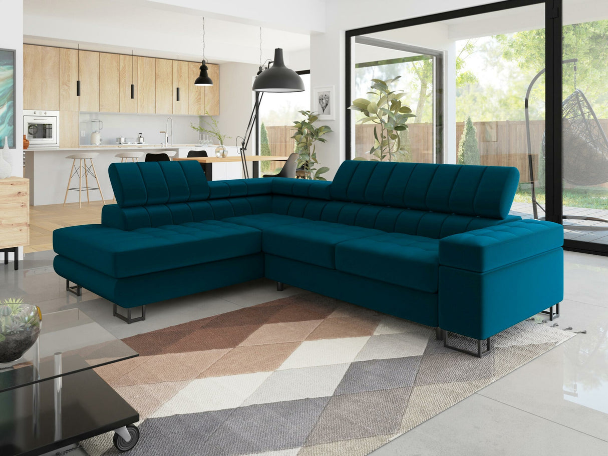 Sarokkanapé Laris Premium (Wales Premium), Szín: Venus bársony 2911, Változatok: Balos