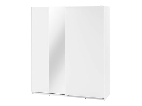 Gardróbszekrény Szafa przesuwna 2D 200 MAXI MX-04 + opcje Biały, Led világítás: Nem