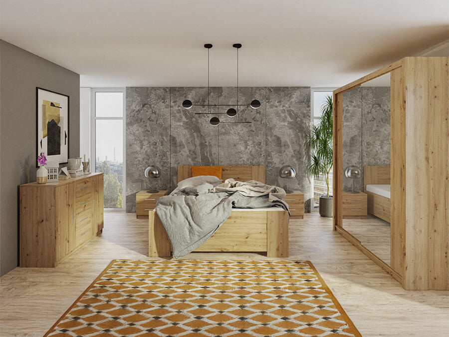 Hálószoba garnitúra Bonem X (Kler X), Szín: Artisan tölgy