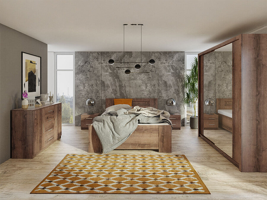 Hálószoba garnitúra Bonem X (Kler X), Szín: Monastery tölgy