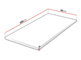 Fedőmatrac Topper profilowany, Méretek: 90 x 200 cm