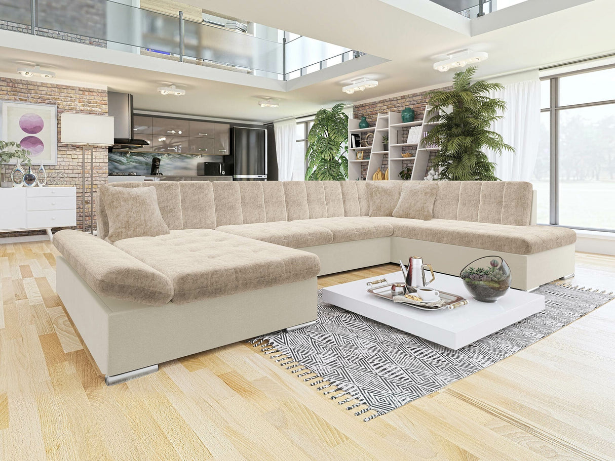 Sarokkanapé Bergen (Genero) II, Szín: Venus Velvet 2927 + Miu 2041, Változatok: Balos