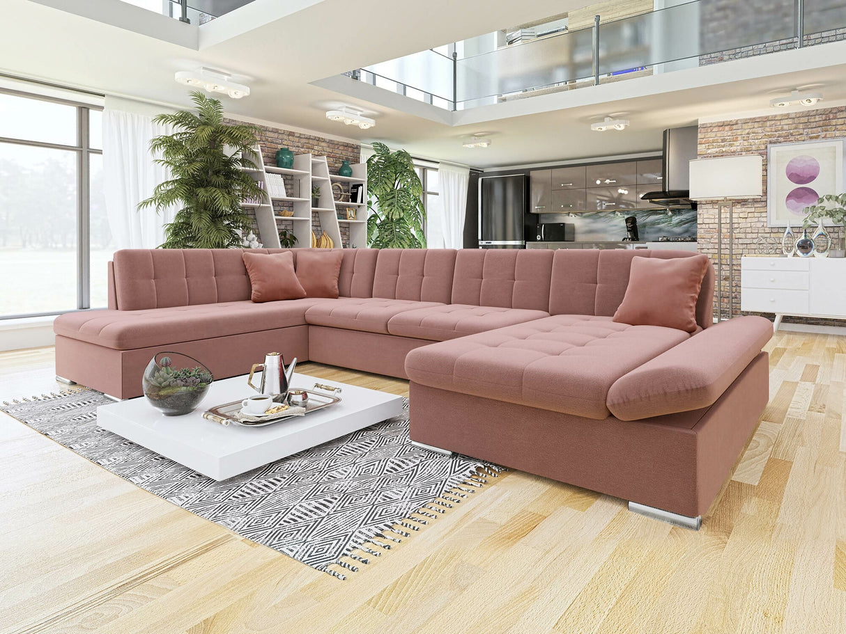 Sarokkanapé Bergen (Genero) Toptextil, Szín: Venus Velvet 2918 + Magic Velet 2258, Változatok: Jobbos