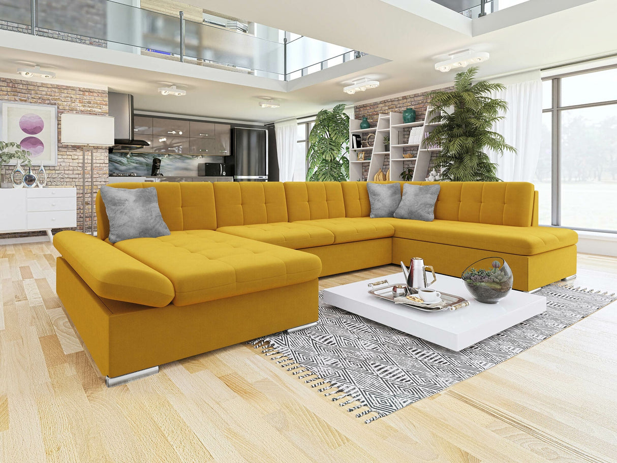 Sarokkanapé Bergen (Genero) Toptextil, Szín: Otusso 14 + Sorriso 04, Változatok: Balos