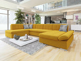 Sarokkanapé Bergen (Genero) Toptextil, Szín: Otusso 14 + Sorriso 04, Változatok: Jobbos