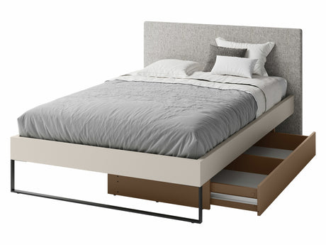 Ágy Łóżko 120 SIGMA SG-13 Kaszmir/Truflowy/Neve 13, Alvó felület mérete: 120 x 200 cm