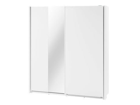 Gardróbszekrény Szafa przesuwna 2D 200 MAXI MX-04 + opcje Biały, Led világítás: Igen