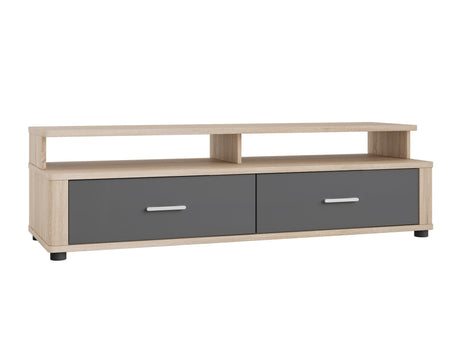 TV-állvány FILL Regał 5 Stolik RTV Sonoma/Grafit połysk 5902928670356
