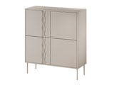 Szekrény TRESSE 4D, Szín: Beige