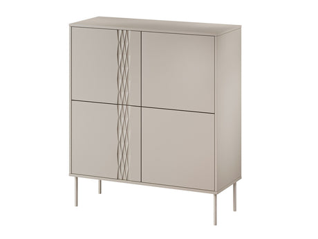 Szekrény TRESSE 4D, Szín: Beige