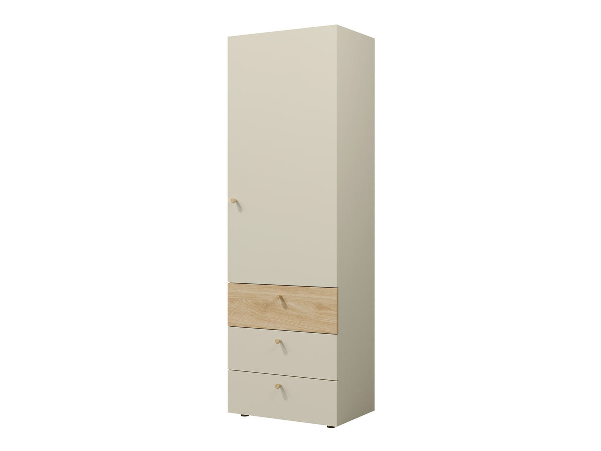Könyvespolc Yuki 4, Színek: Beige + Tölgy