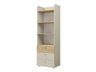 Könyvespolc Yuki 5, Színek: Beige + Tölgy