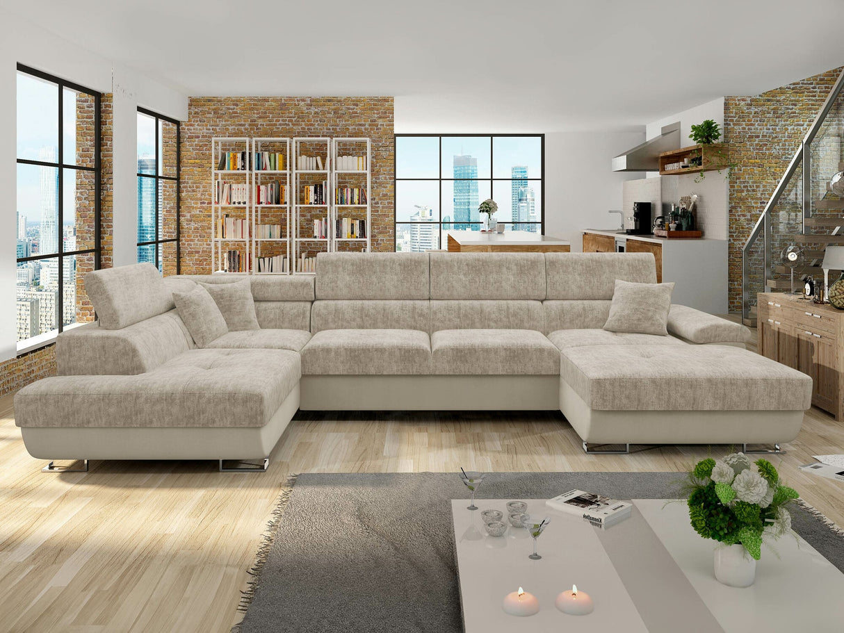 Sarokkanapé Kiságyere Bis Premium ( Alvin Bis Premium), Szín: Venus Velvet 2927 + Miu 2041, Változatok: Balos