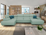 Sarokkanapé Kiságyere BIS (Alvin Bis) Toptextil, Szín: Terra 05 + Terra 15, Változatok: Balos