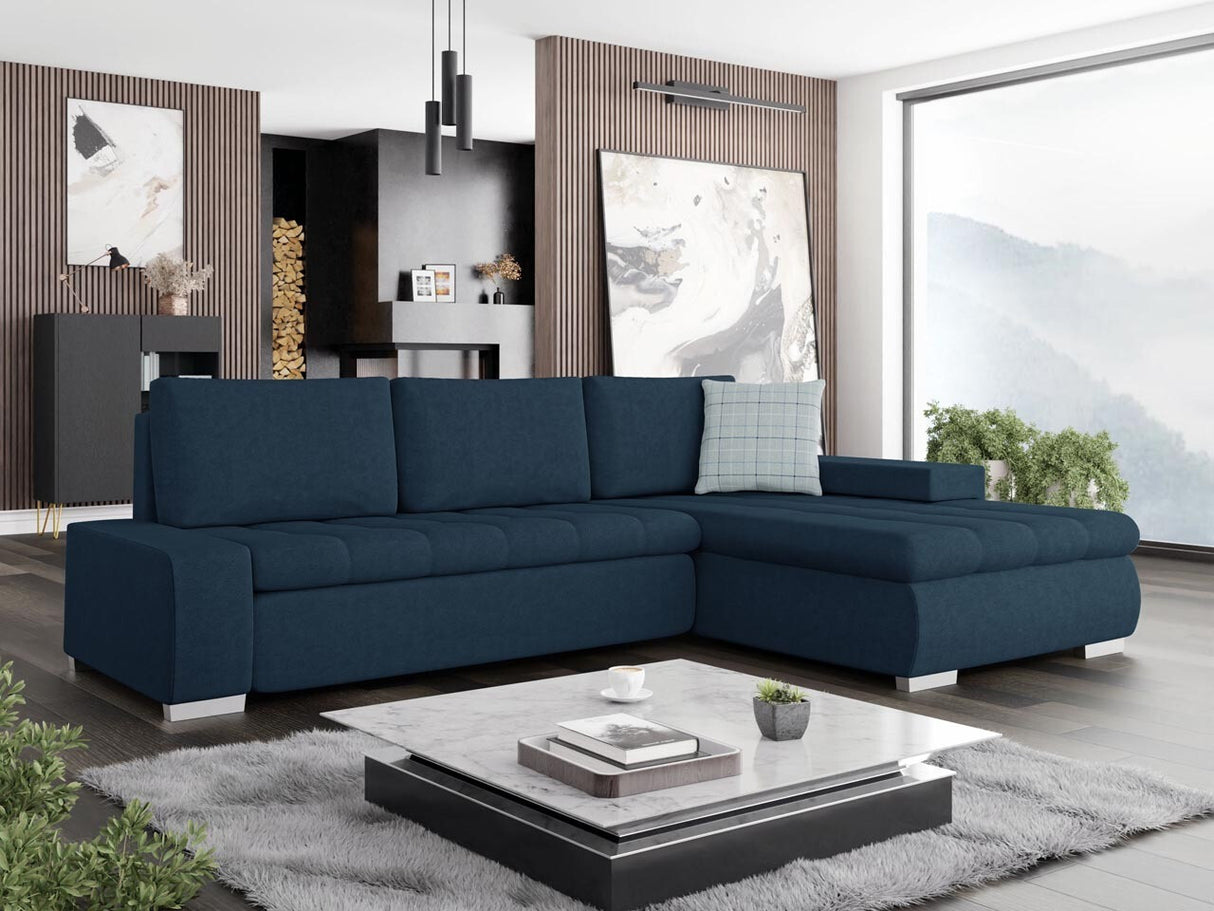 Sarokkanapé Orkan Mini (Herkules Mini), Szín: Uttario Velvet 2967 + Senegal 818