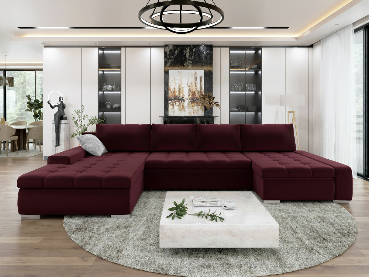 Sarokkanapé Caro (Caro Premium), Szín: Venus Velvet 2932 + Miu 2059