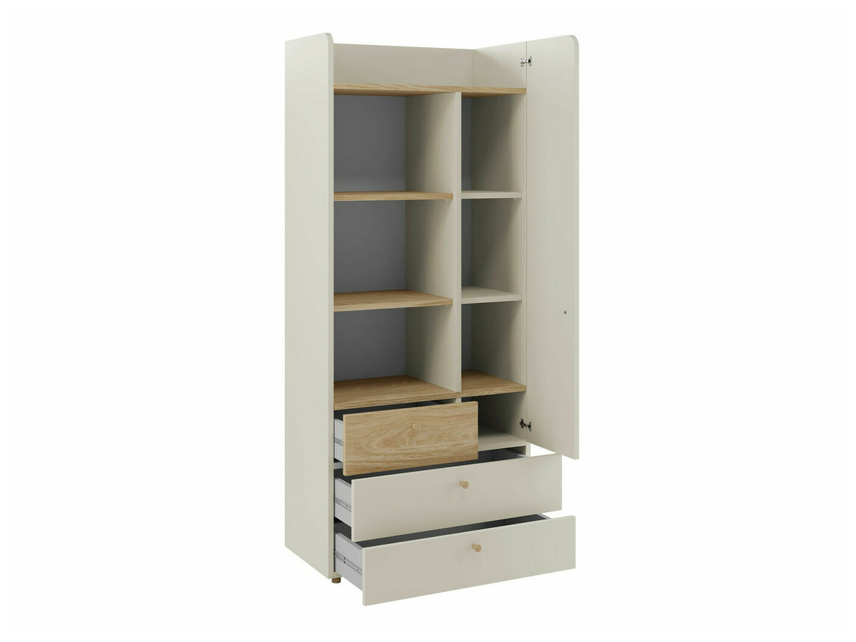 Gyerekszoba garnitúra Yuki I, Színek: Beige + Tölgy