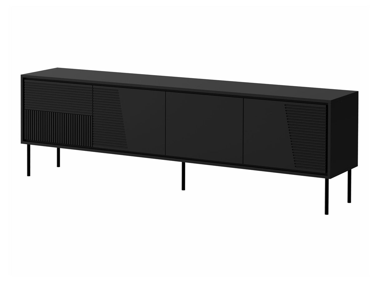 TV-állvány Szafka RTV ABI 200 4D Czarny mat 5903211362125 (Fekete)