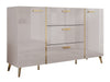 Komód Komoda PICRU 150 2D3SZ Kaszmir/Kaszmir połysk 5903211401657 (Kasmír + Fényes kasmír)