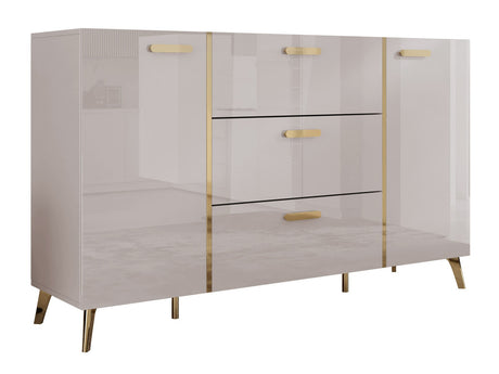 Komód Komoda PICRU 150 2D3SZ Kaszmir/Kaszmir połysk 5903211401657 (Kasmír + Fényes kasmír)