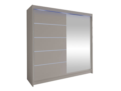 Gardróbszekrény Talin III (Bárasztalr III), Szín: Kasmír, Led világítás: Igen