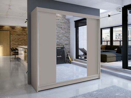 Gardróbszekrény Talin II (Bárasztalr II), Szín: Kasmír, Led világítás: Nem