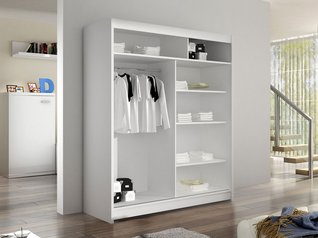 Gardróbszekrény Westa XIV (Presto XIV), Szín: Kasmír, Led világítás: Igen