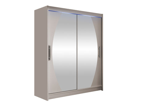 Gardróbszekrény Westa VIII (Presto), Szín: Kasmír, Led világítás: Igen