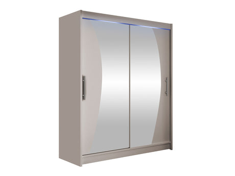 Gardróbszekrény Westa X (Presto), Szín: Kasmír, Led világítás: Igen