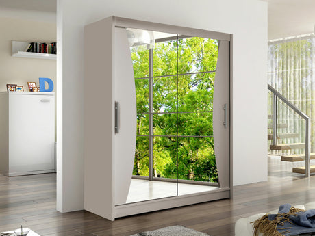 Gardróbszekrény Westa IX (Presto), Szín: Kasmír, Led világítás: Nem