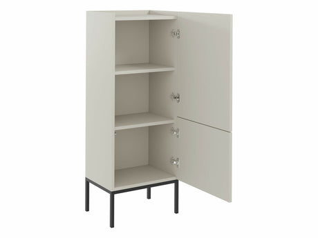 Könyvespolc Komoda COMO 50 2D, Szín: Artisan tölgy + Fekete
