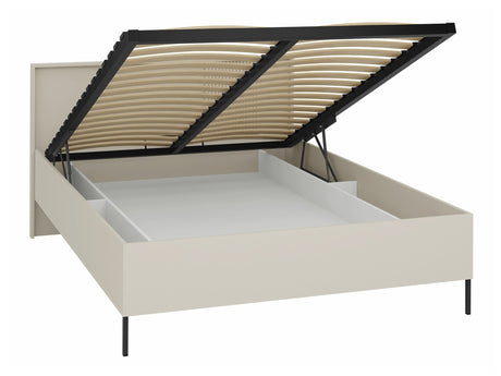 Ágy Łóżko COMO 160x200, Szín: Artisan tölgy + Fekete