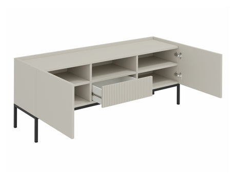 TV-állvány Szafka RTV COMO 180 2D1SZ, Szín: Artisan tölgy + Fekete