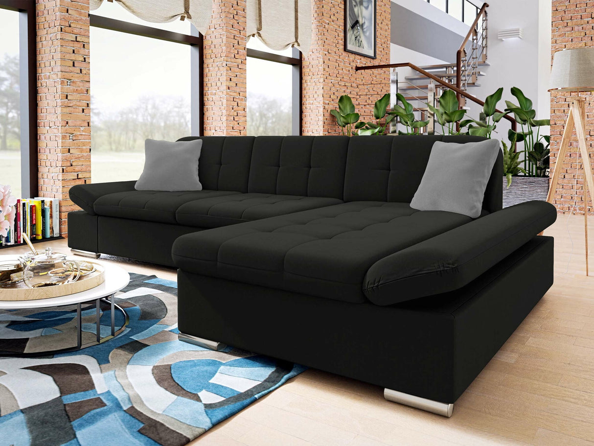 Sarokkanapé Malwi (Laviva), Szín: Uttario Velvet 2980 + Uttario Velvet 2972, Változatok: Jobbos