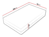 Matrac Unem 22, Méretek: 90 x 200 cm