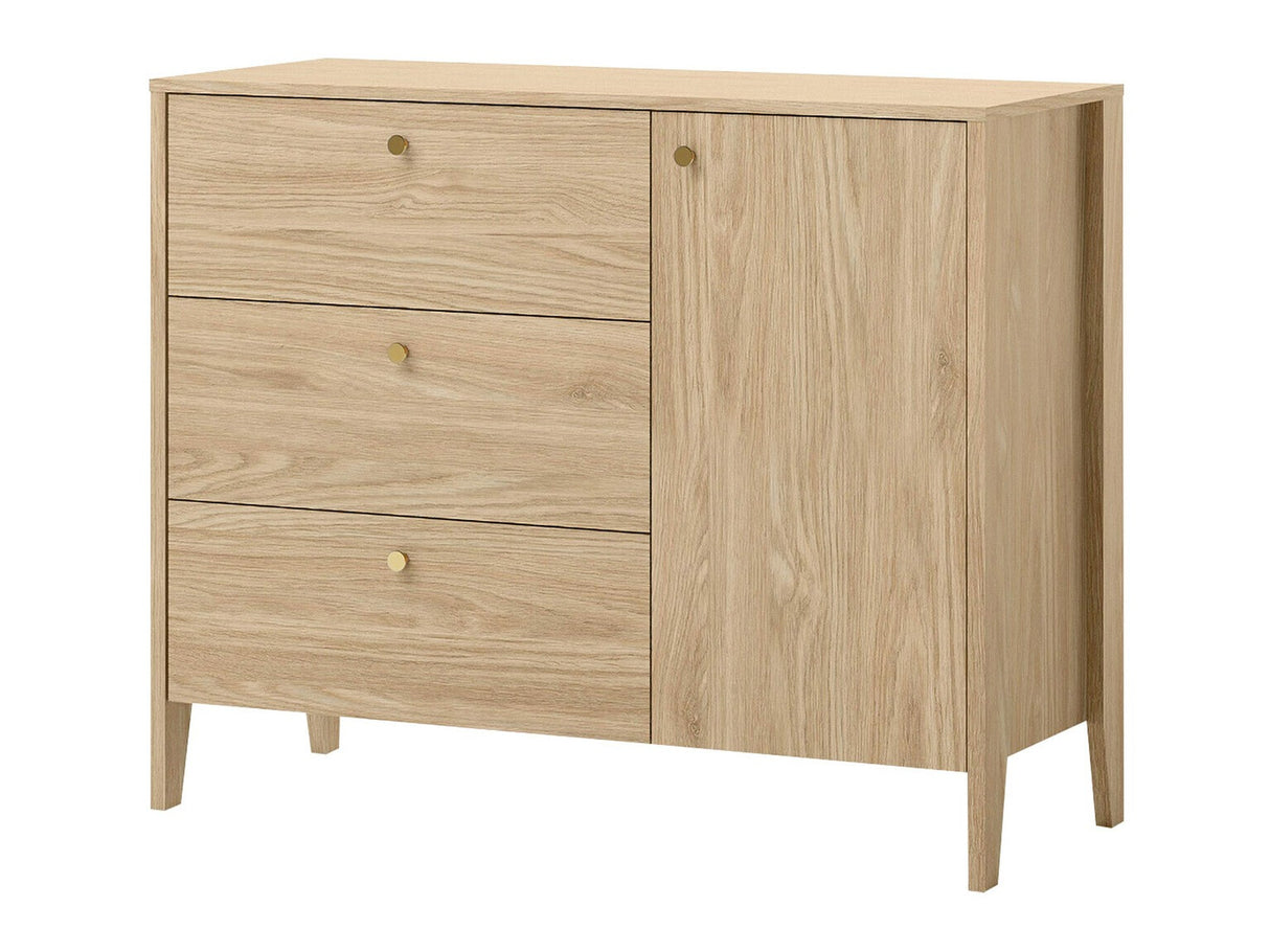 Komód Komoda 1D3S SNUGLY SU-03 Dąb Olejowany 5903211416910