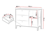 Komód Komoda 1D3S SNUGLY SU-03 Dąb Olejowany 5903211416910