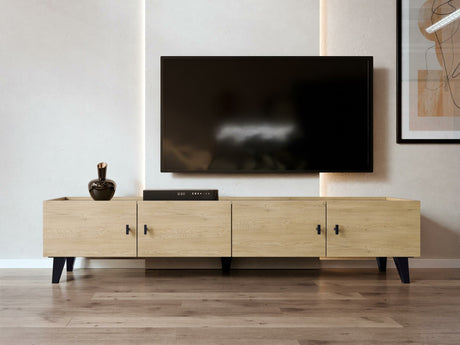 TV-állvány Szafka RTV VURKIZO 200 4D Dąb Cremona 5903211412356