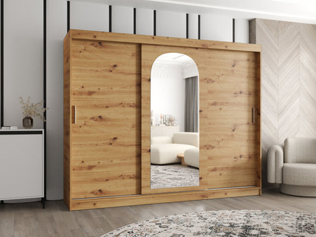 Gardróbszekrény Szafa 250 SELFIE, Szín: Artisan tölgy, Fiókok: Igen