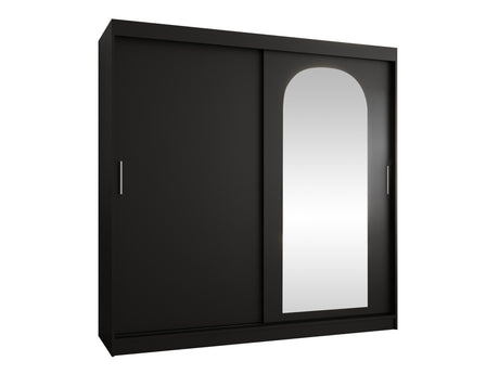 Gardróbszekrény Szafa 200 SELFIE, Szín: Fekete, Fiókok: Nem