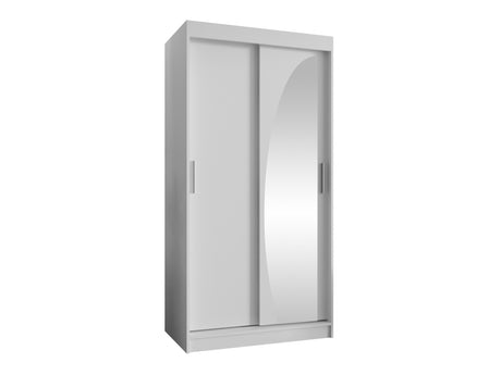 Gardróbszekrény WIKA 100, Szín: Fehér, Fiókok: Nem