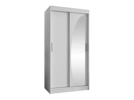 Gardróbszekrény WIKA 100, Szín: Fehér, Fiókok: Igen