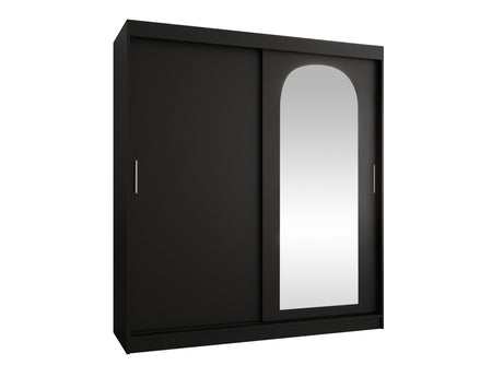 Gardróbszekrény Szafa 180 SELFIE, Szín: Fekete, Fiókok: Igen