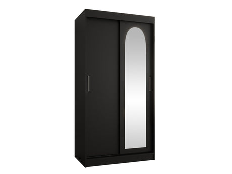 Gardróbszekrény Szafa 100 SELFIE, Szín: Fekete, Fiókok: Igen