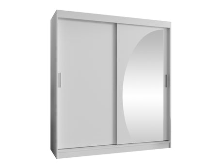 Gardróbszekrény WIKA 180, Szín: Fehér, Fiókok: Igen